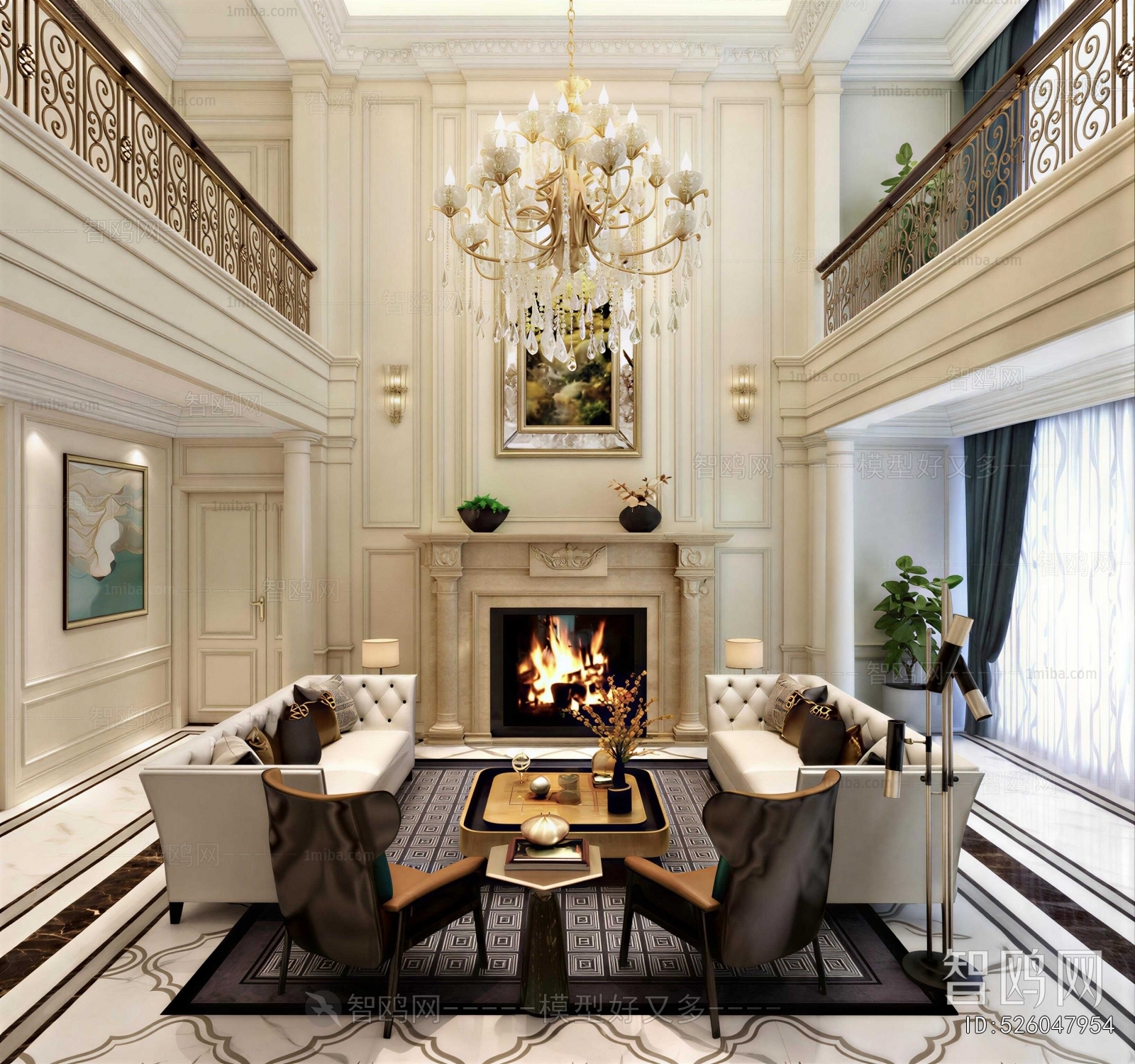 American Style A Living Room