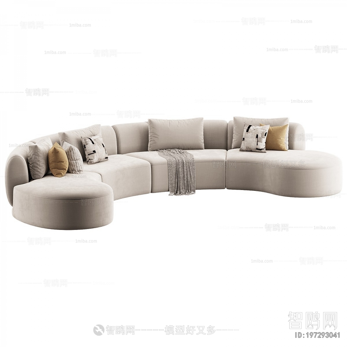 Modern Curved Sofa