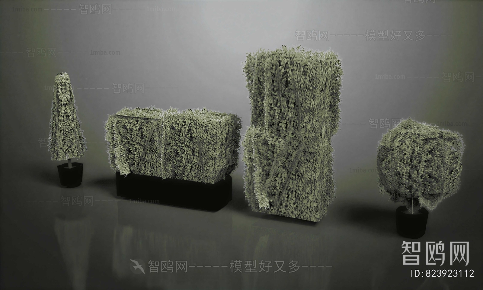 Modern Shrubbery