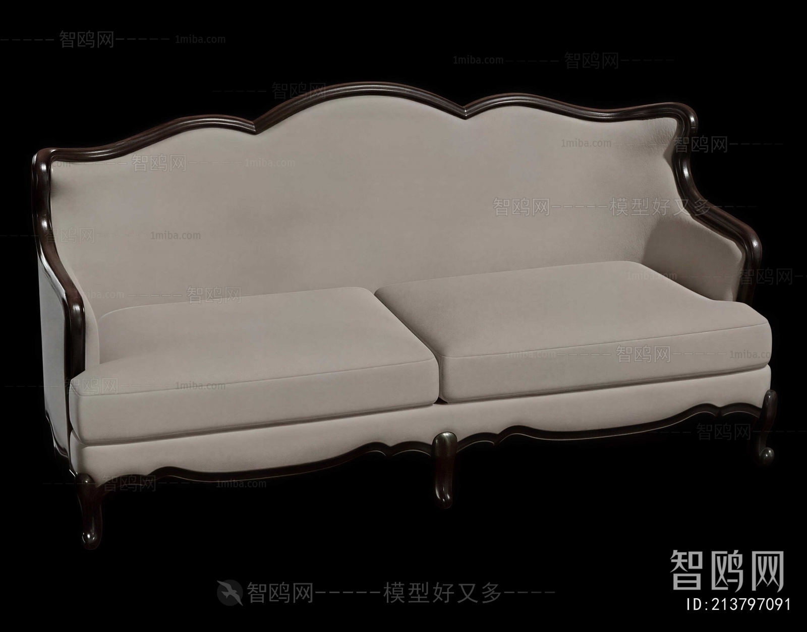 Simple European Style A Sofa For Two