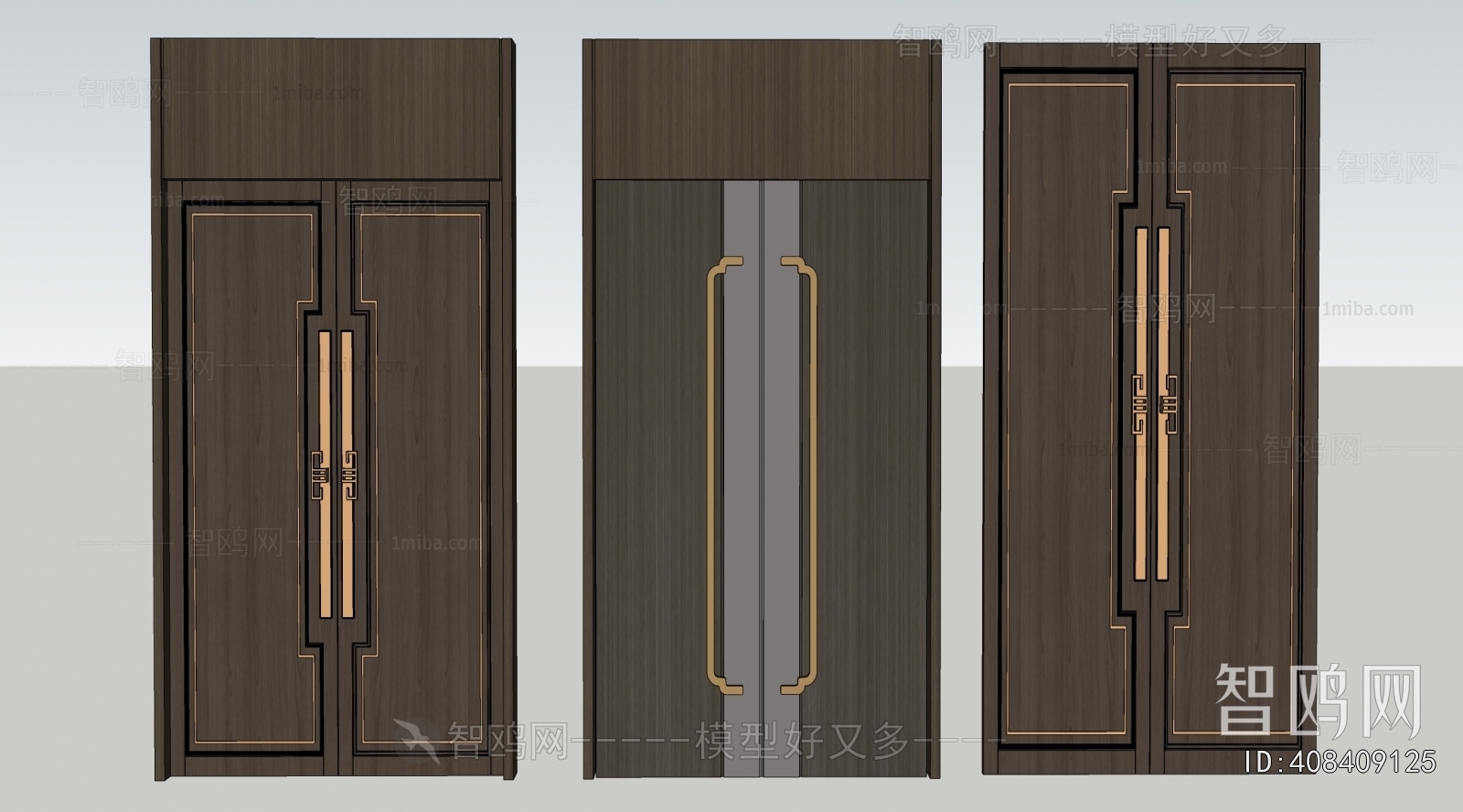 Modern Double Door
