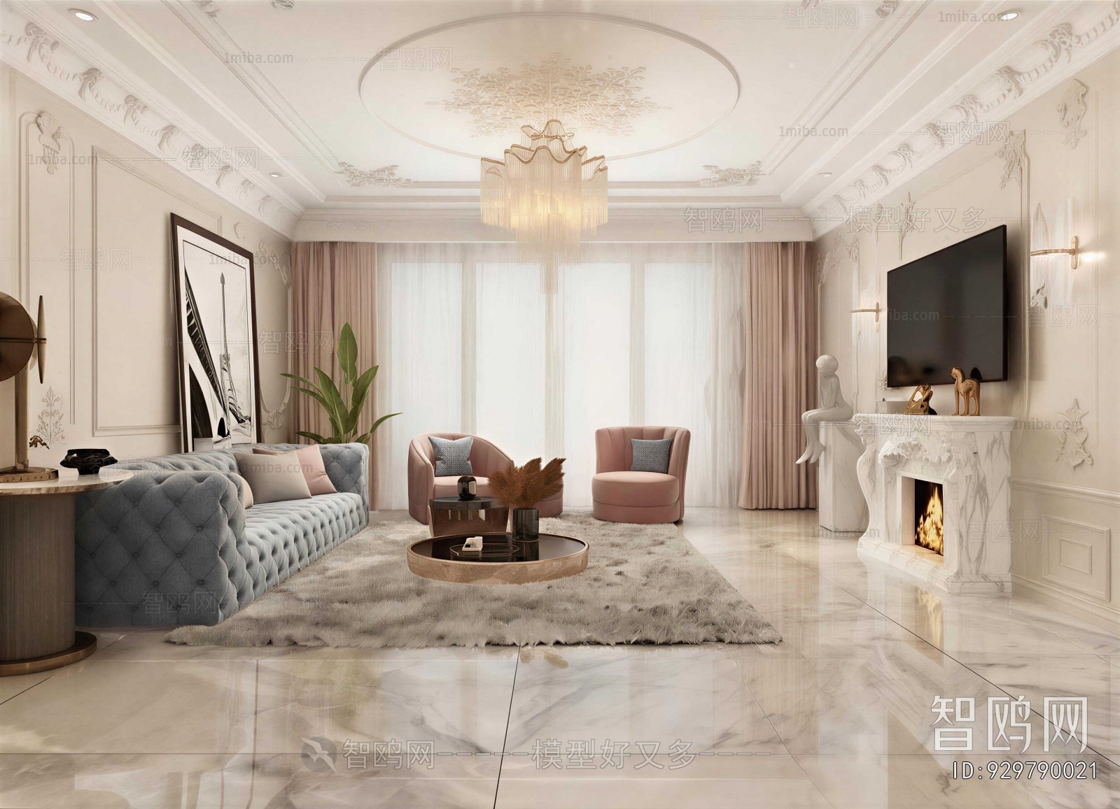 European Style A Living Room