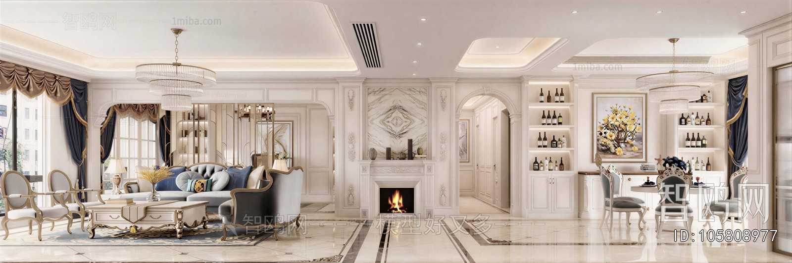 European Style A Living Room