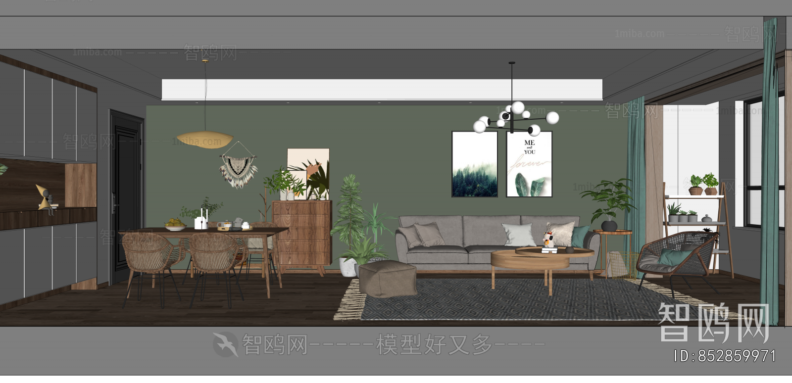 Nordic Style A Living Room