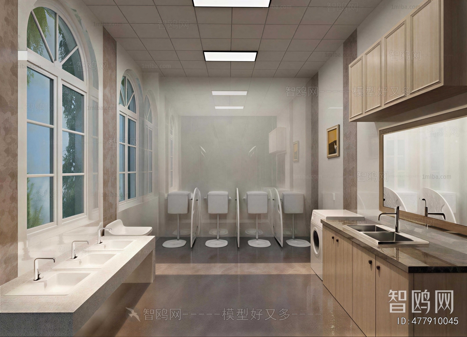 Modern Public Toilet