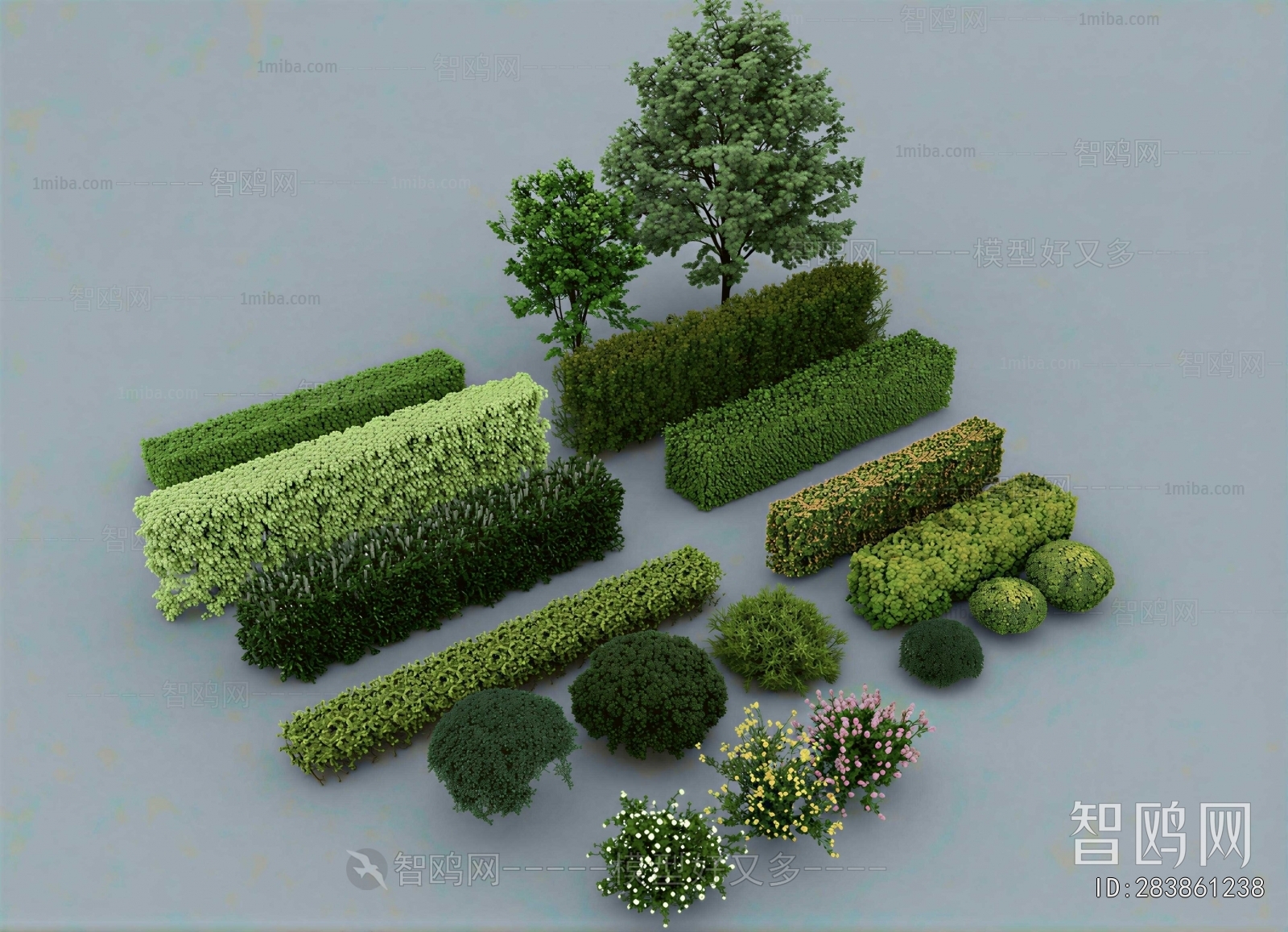 Modern Shrubbery