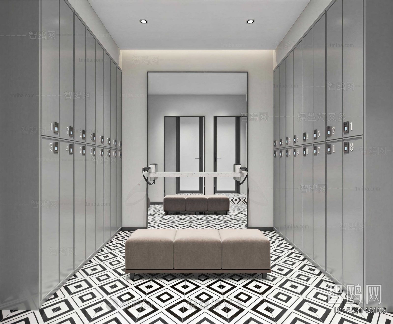 Modern Changing Room
