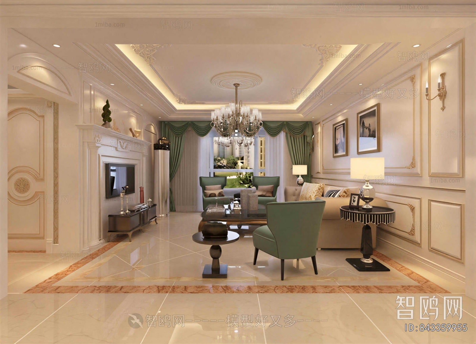 European Style A Living Room