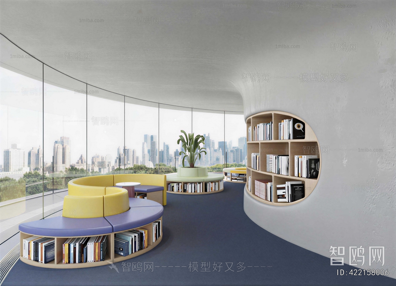 Modern Bookstore Book Bar