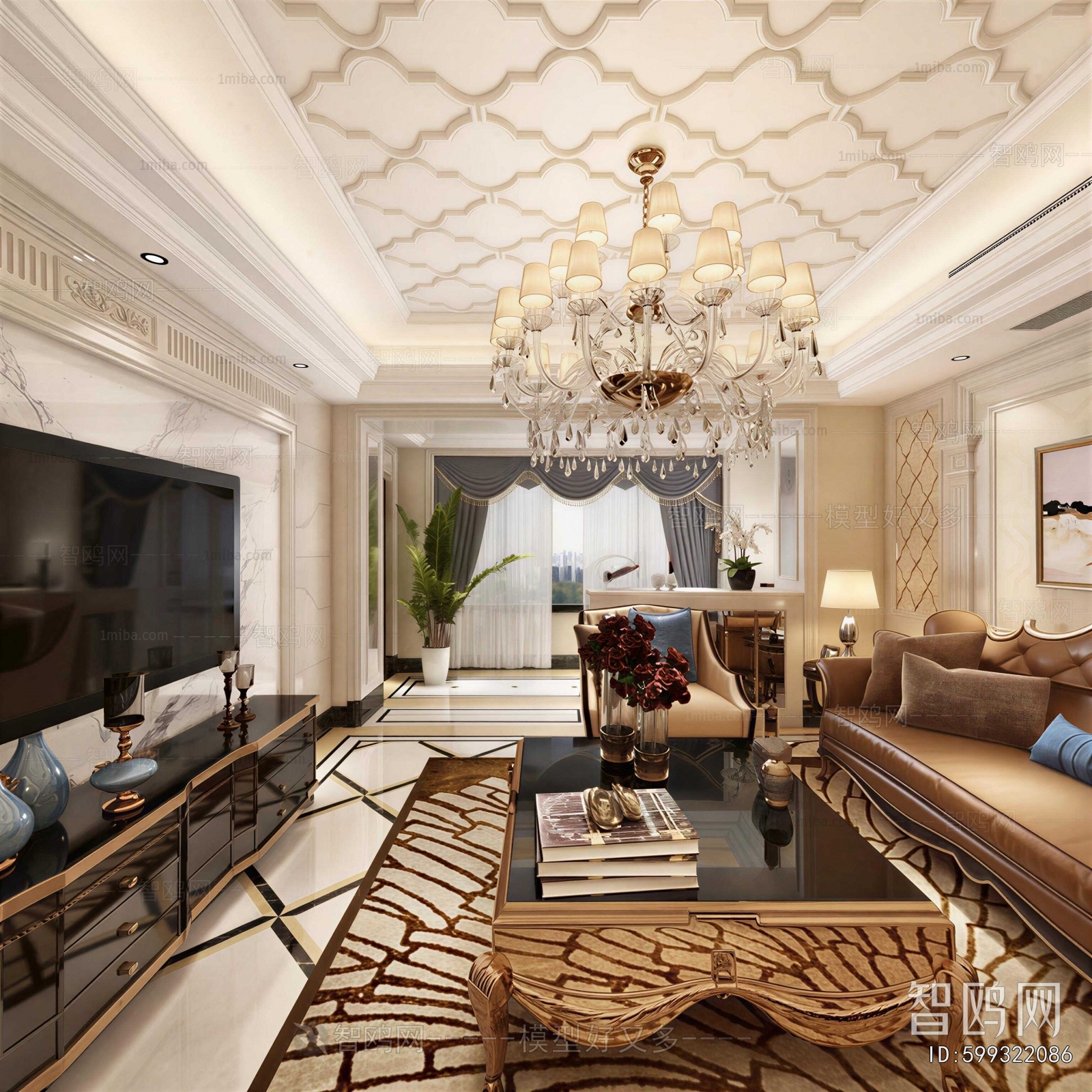 European Style A Living Room