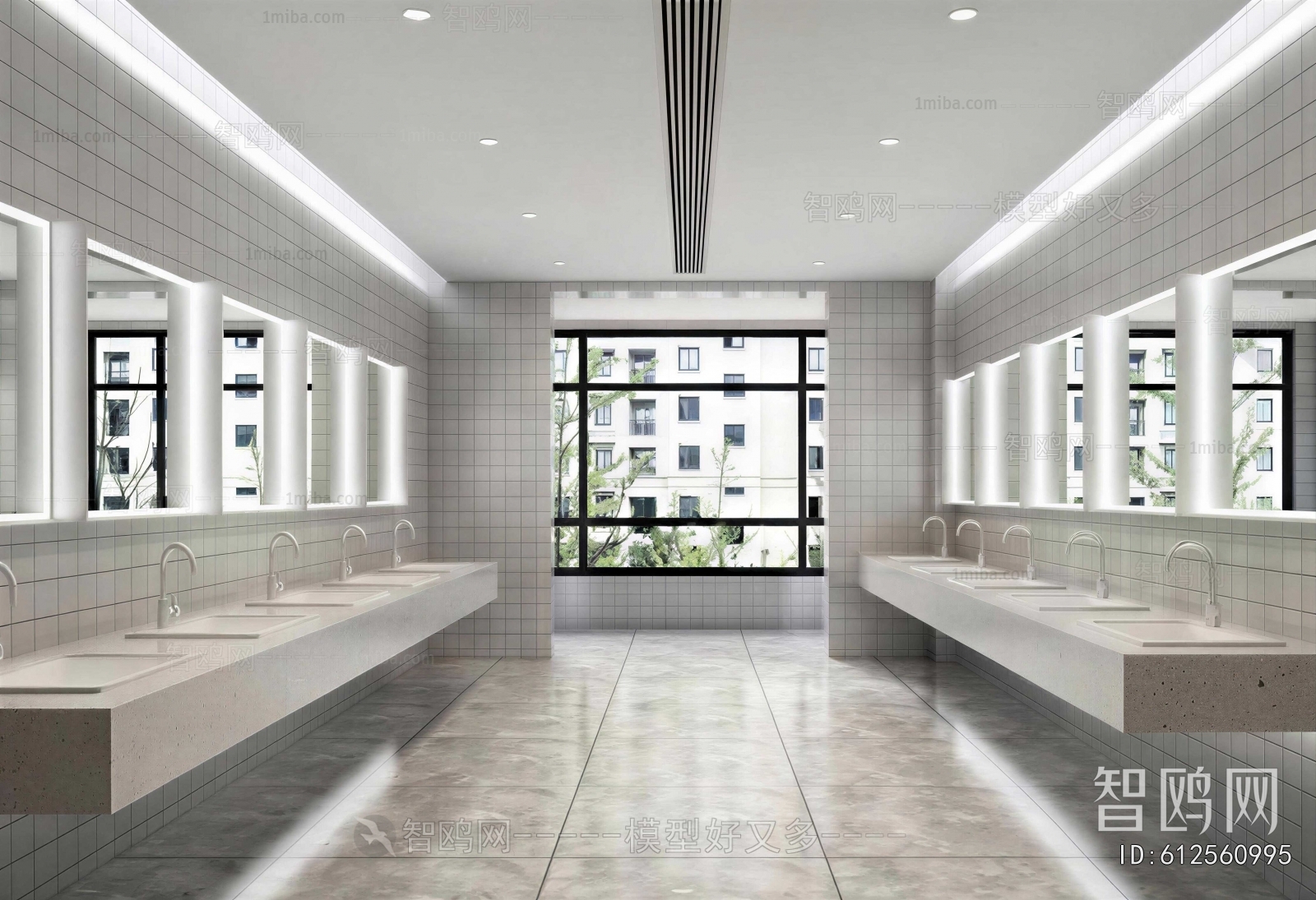 Modern Public Toilet