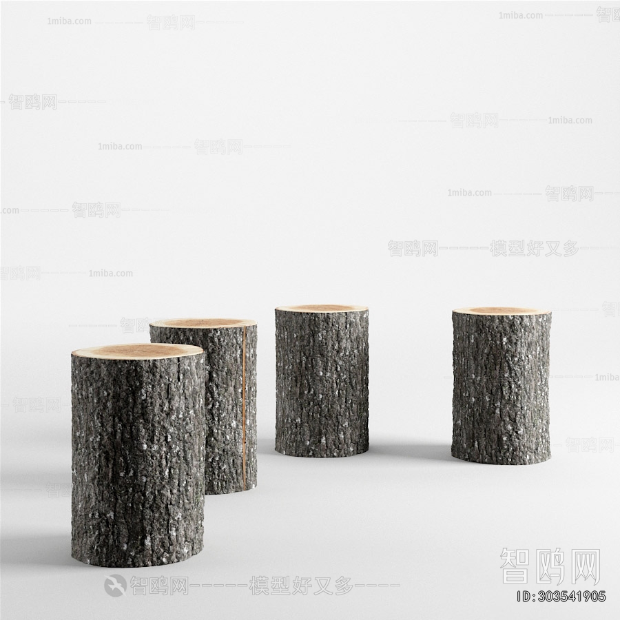 Wabi-sabi Style Stool