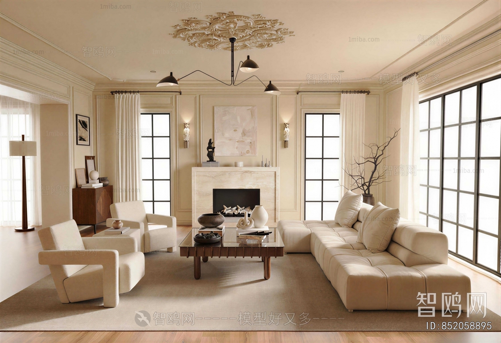 French Style A Living Room