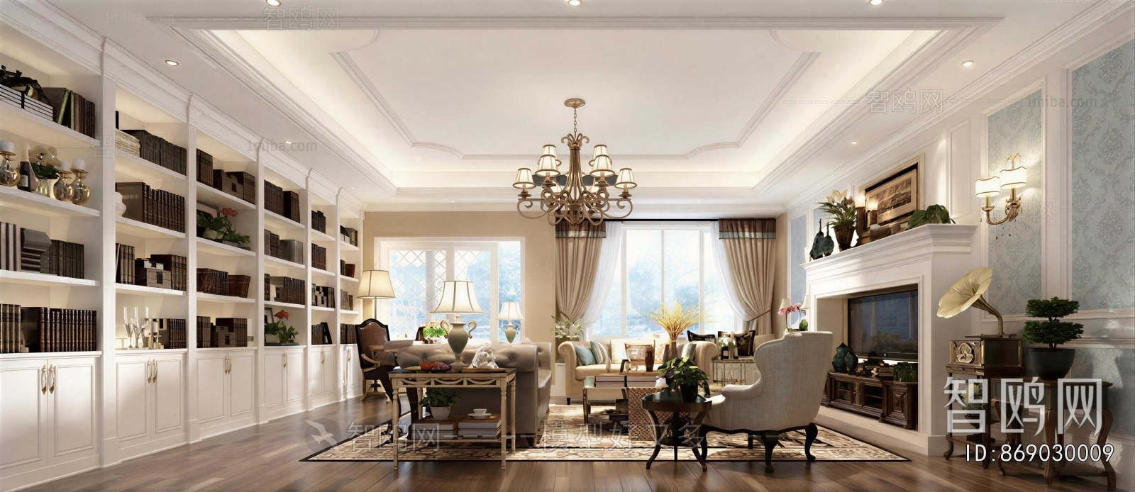 European Style A Living Room