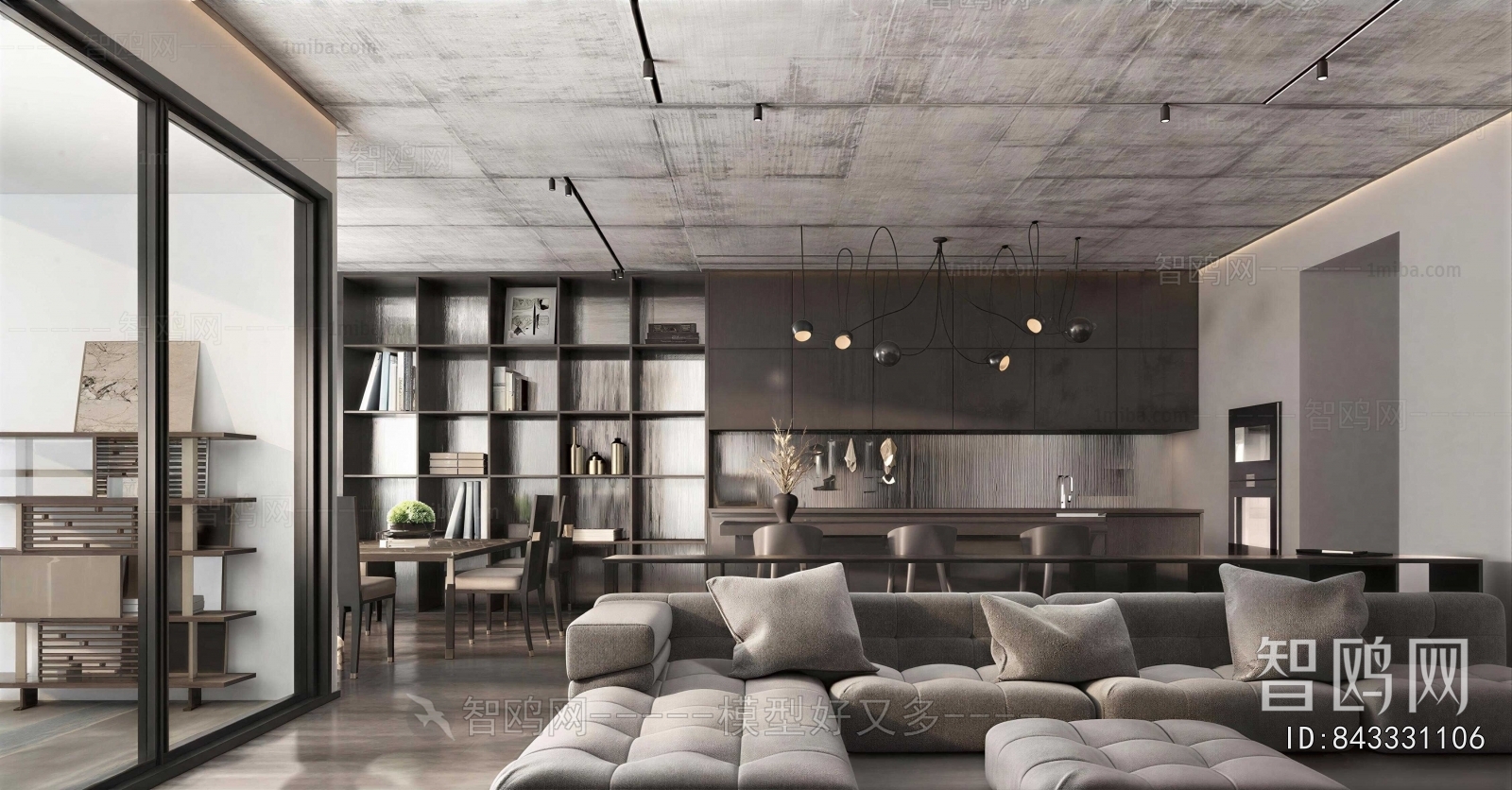 Industrial Style A Living Room