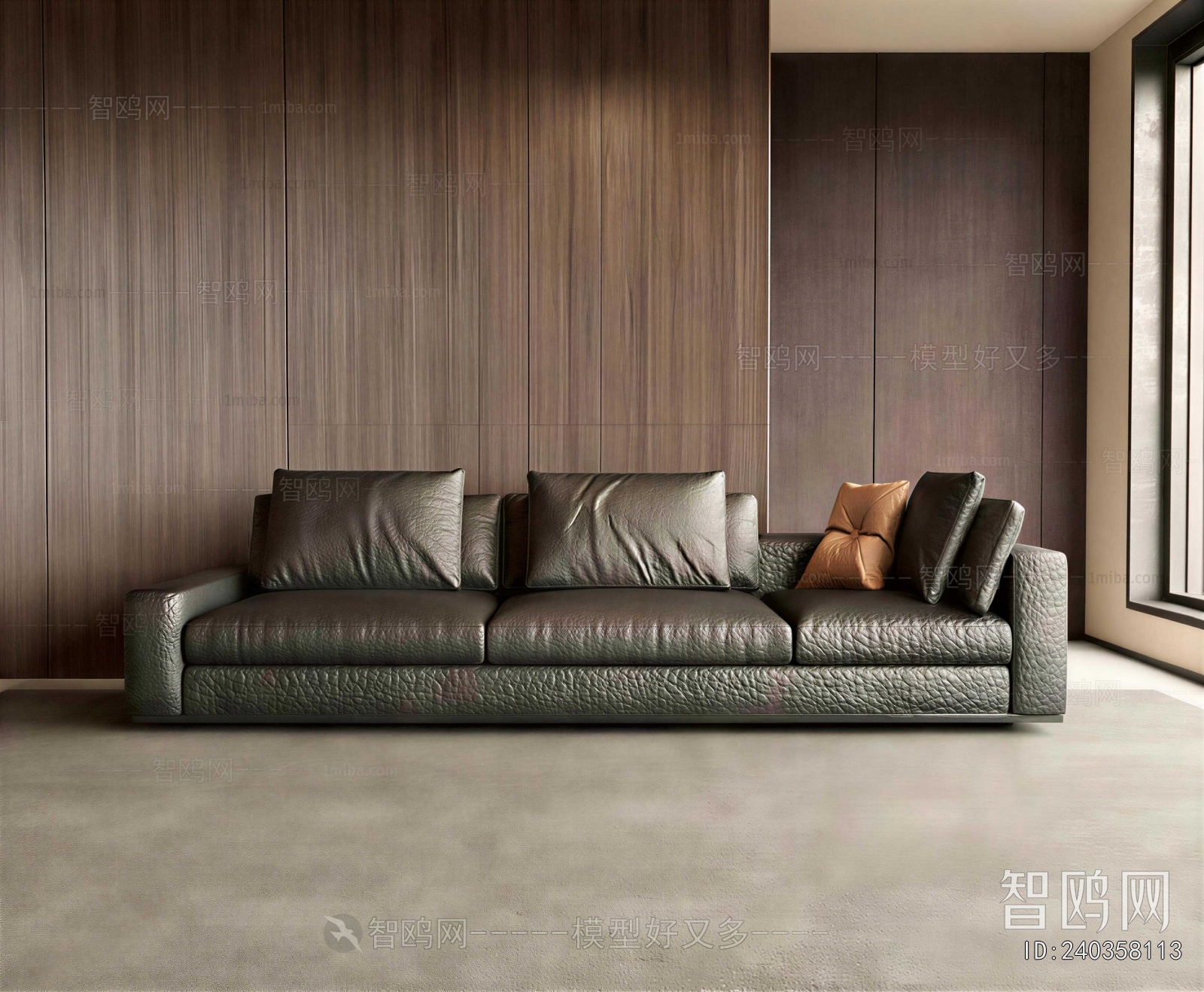 Modern Three-seat Sofa