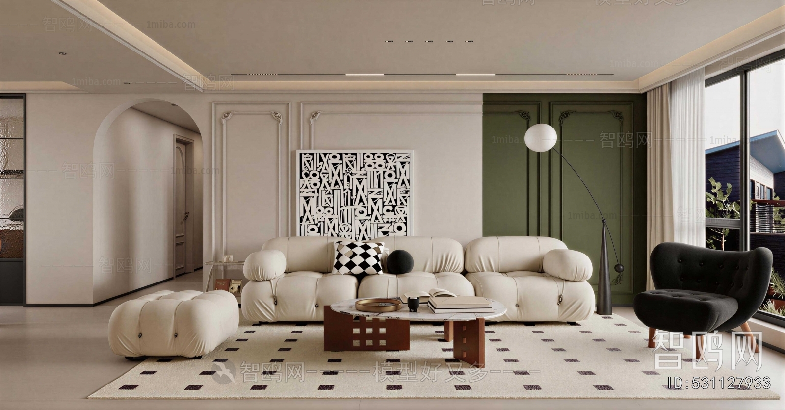 French Style A Living Room