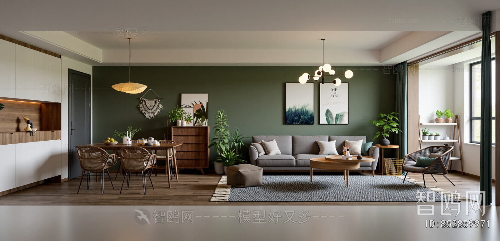 Nordic Style A Living Room