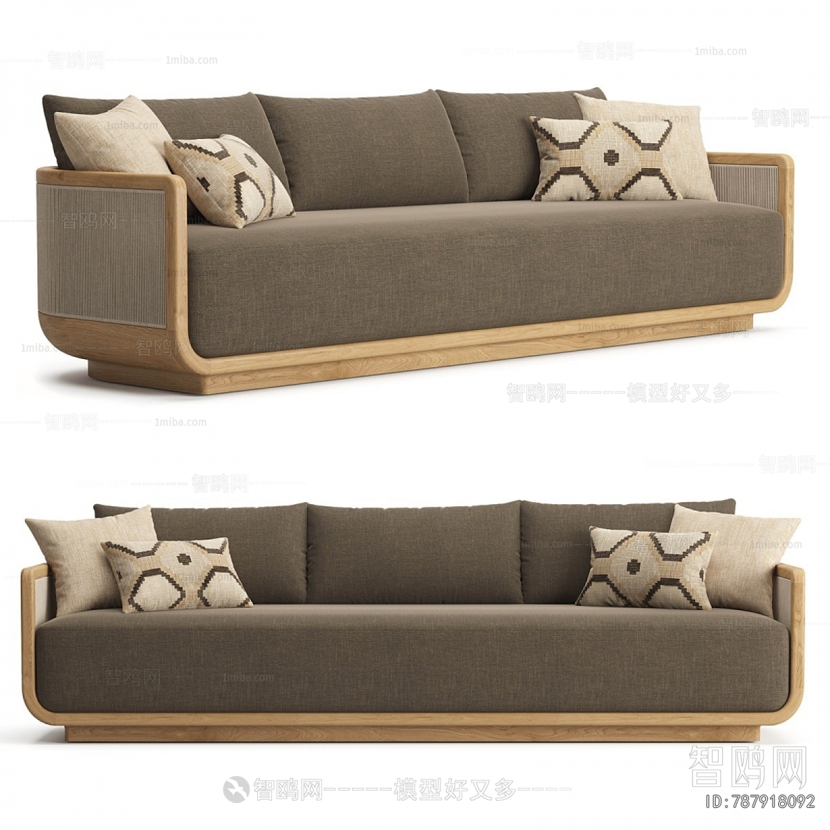 Modern Three-seat Sofa