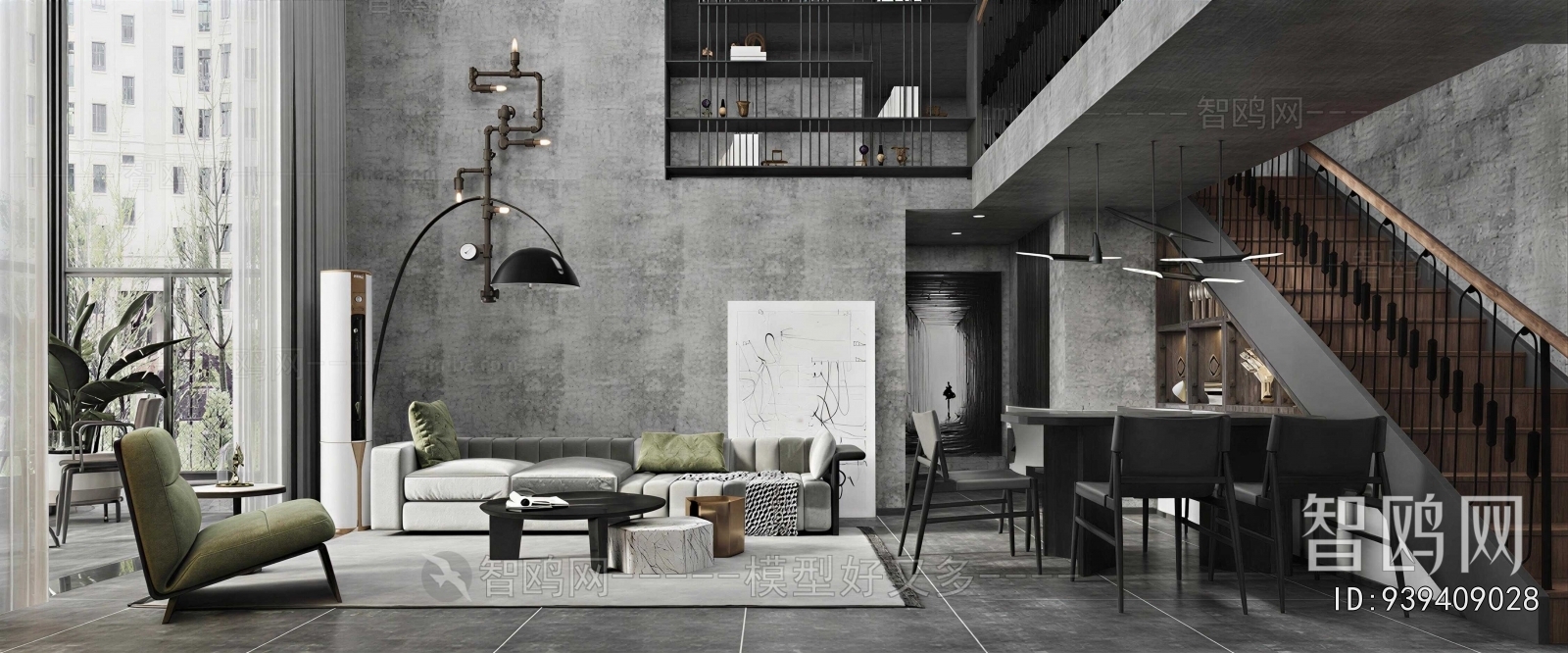 Industrial Style A Living Room