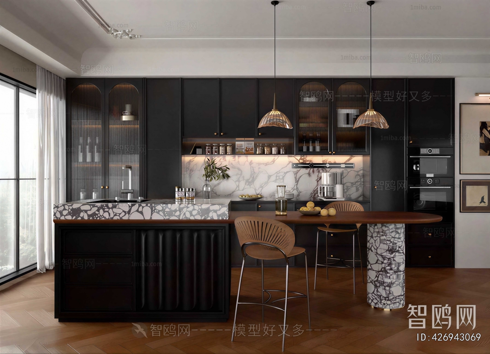 Modern Open Kitchen