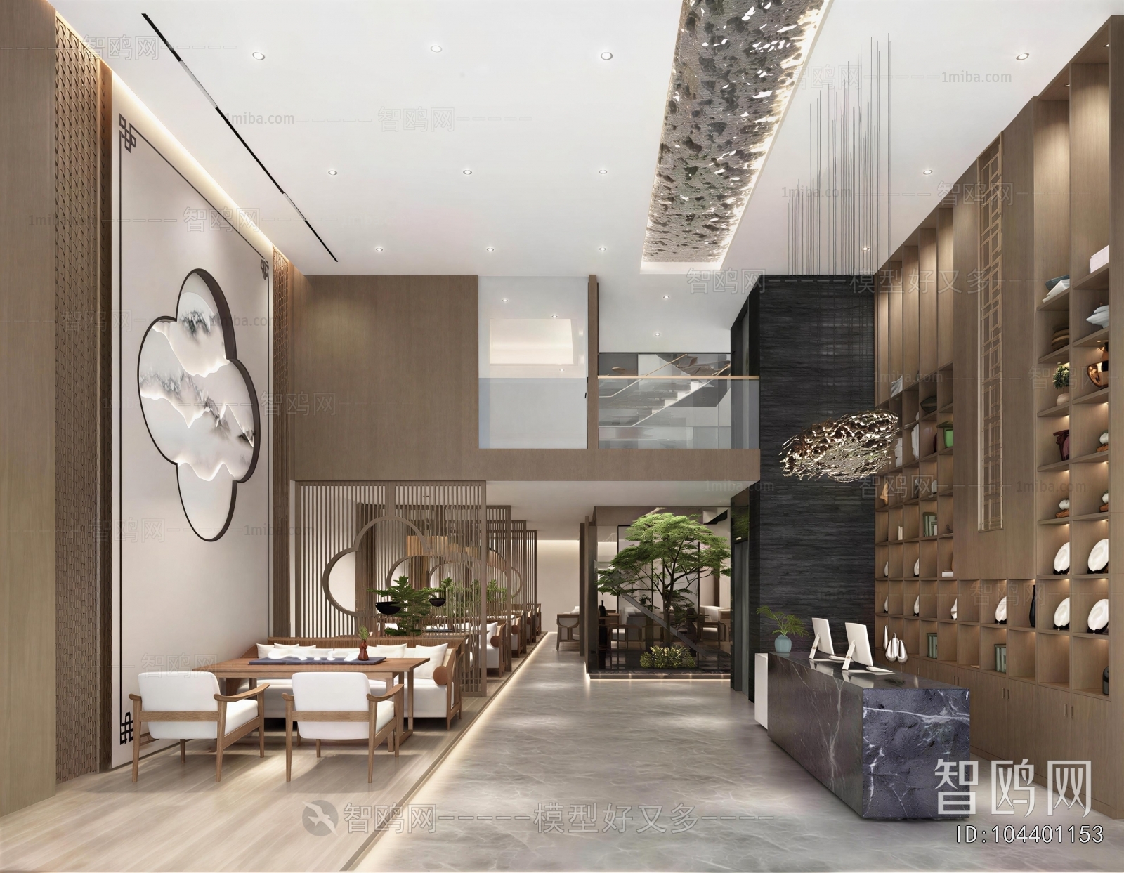 New Chinese Style Lobby Hall
