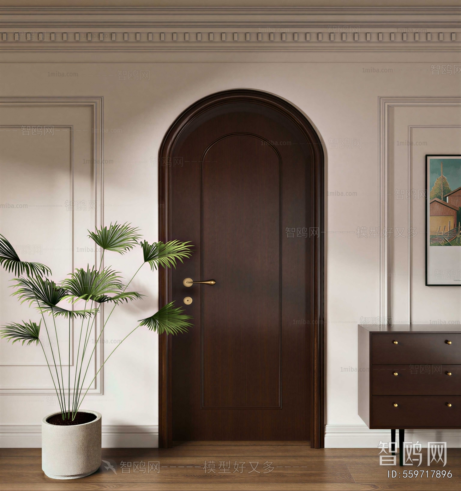 American Style Single Door