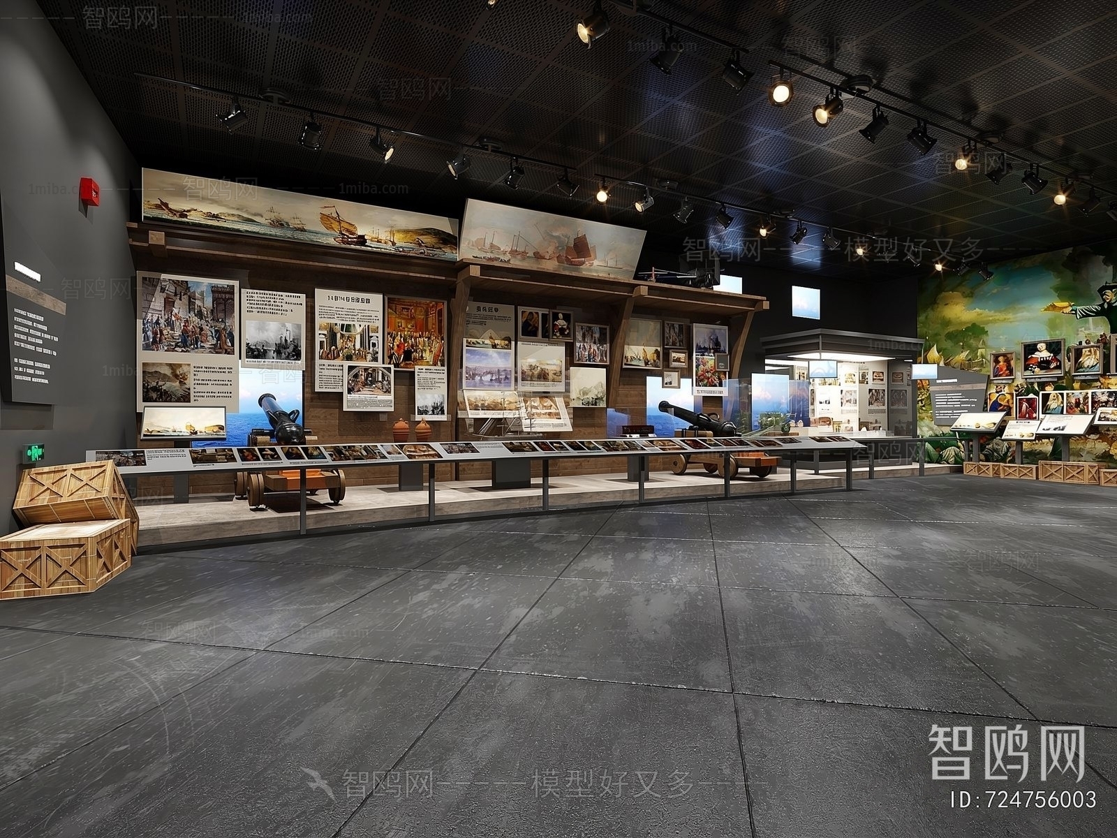 New Chinese Style Exhibition Hall