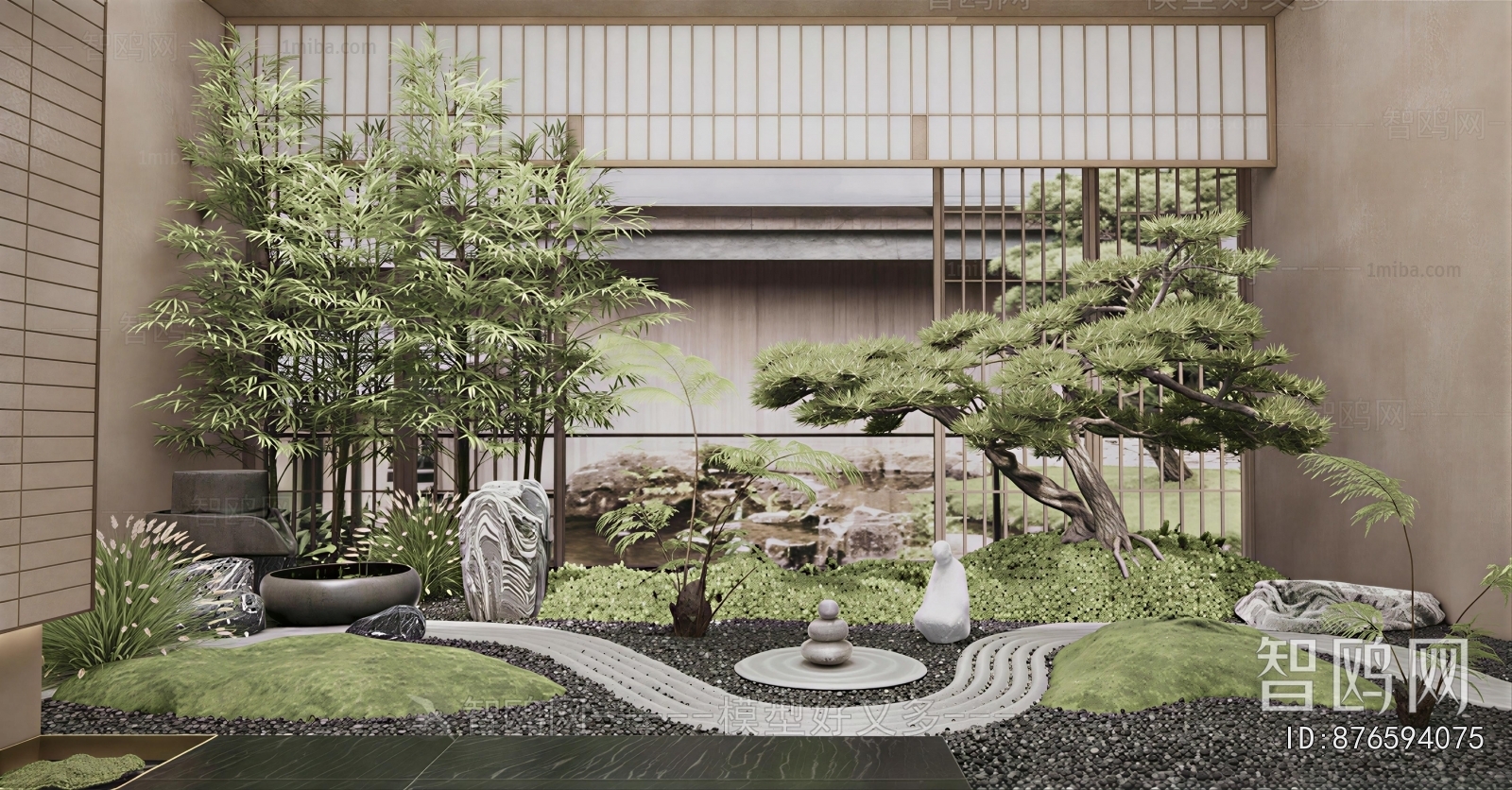 Japanese Style Courtyard/landscape