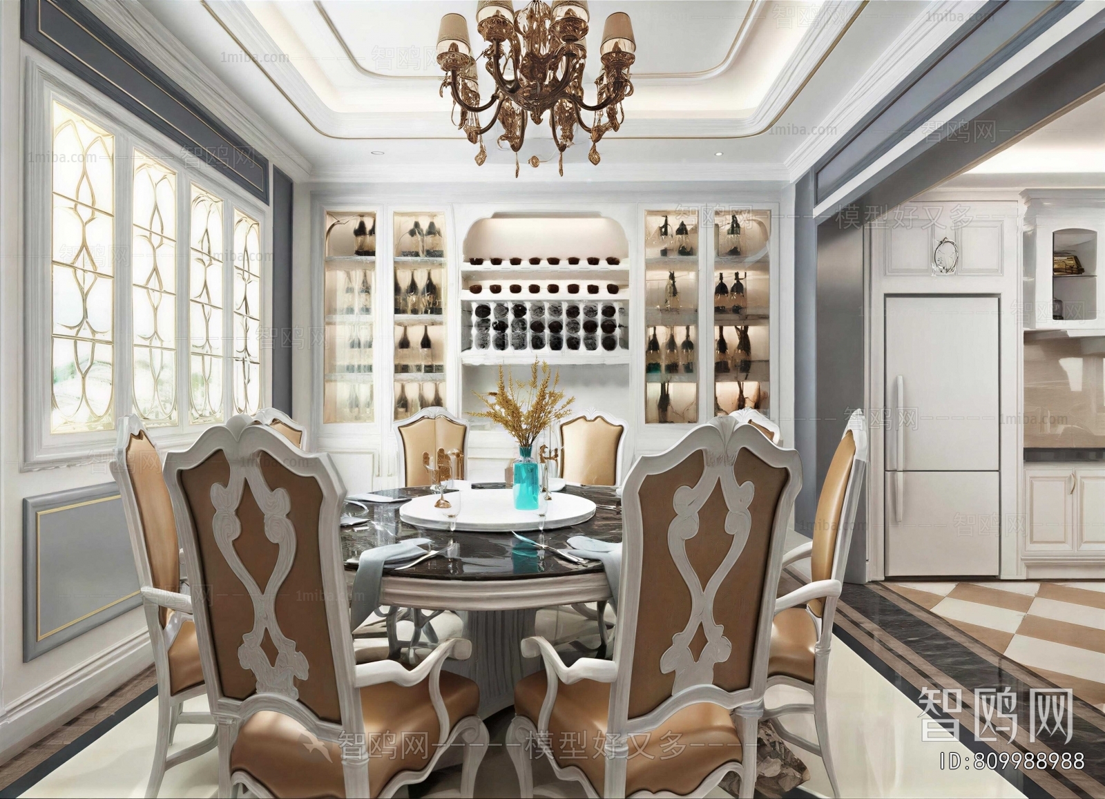 European Style Dining Room