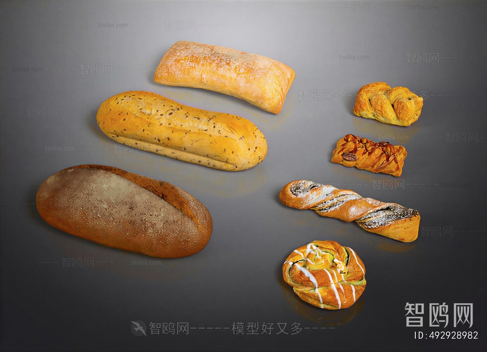 Modern Bread Cake