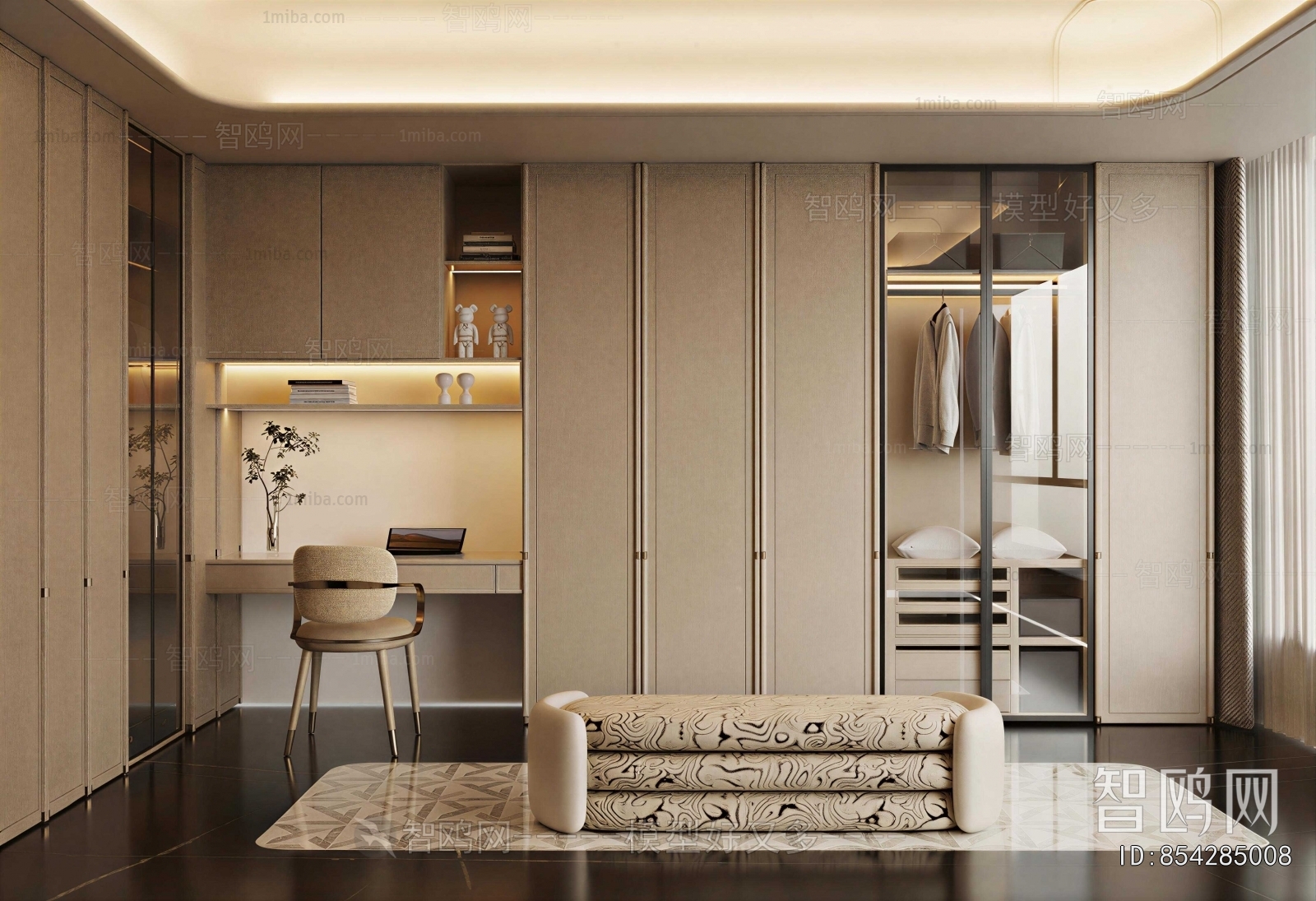 Modern Clothes Storage Area
