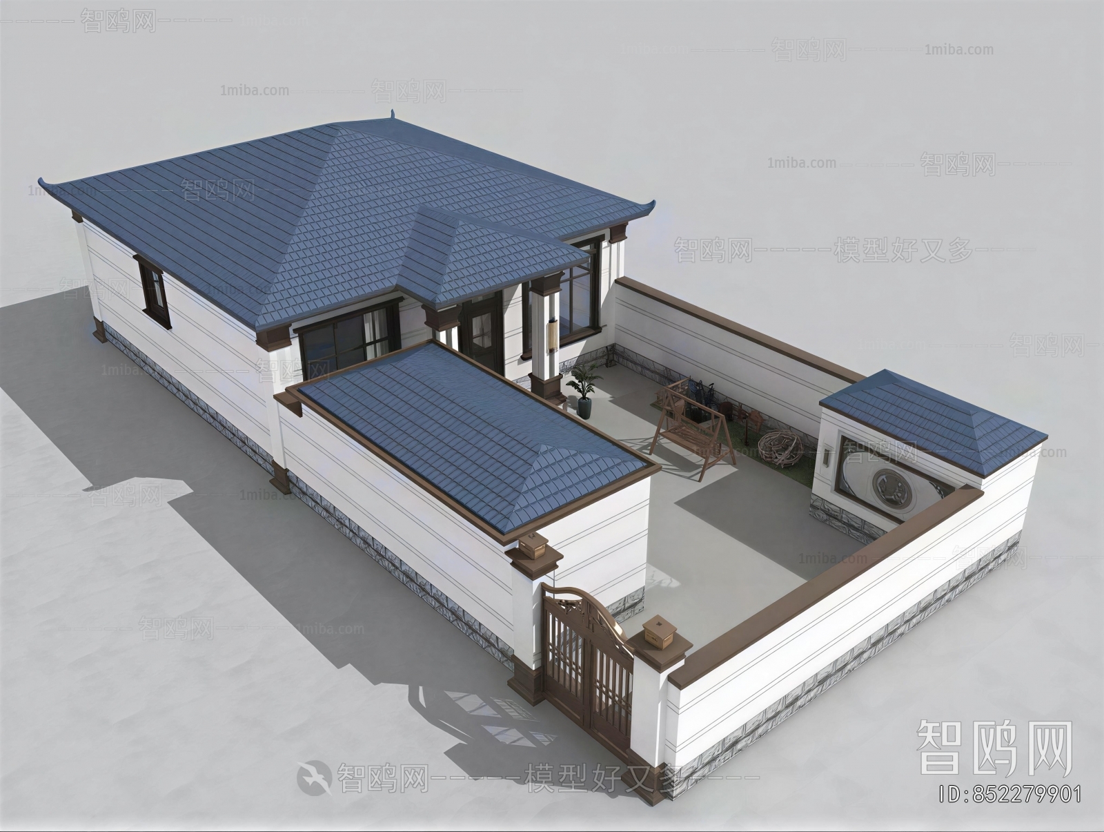 New Chinese Style Courtyard/landscape