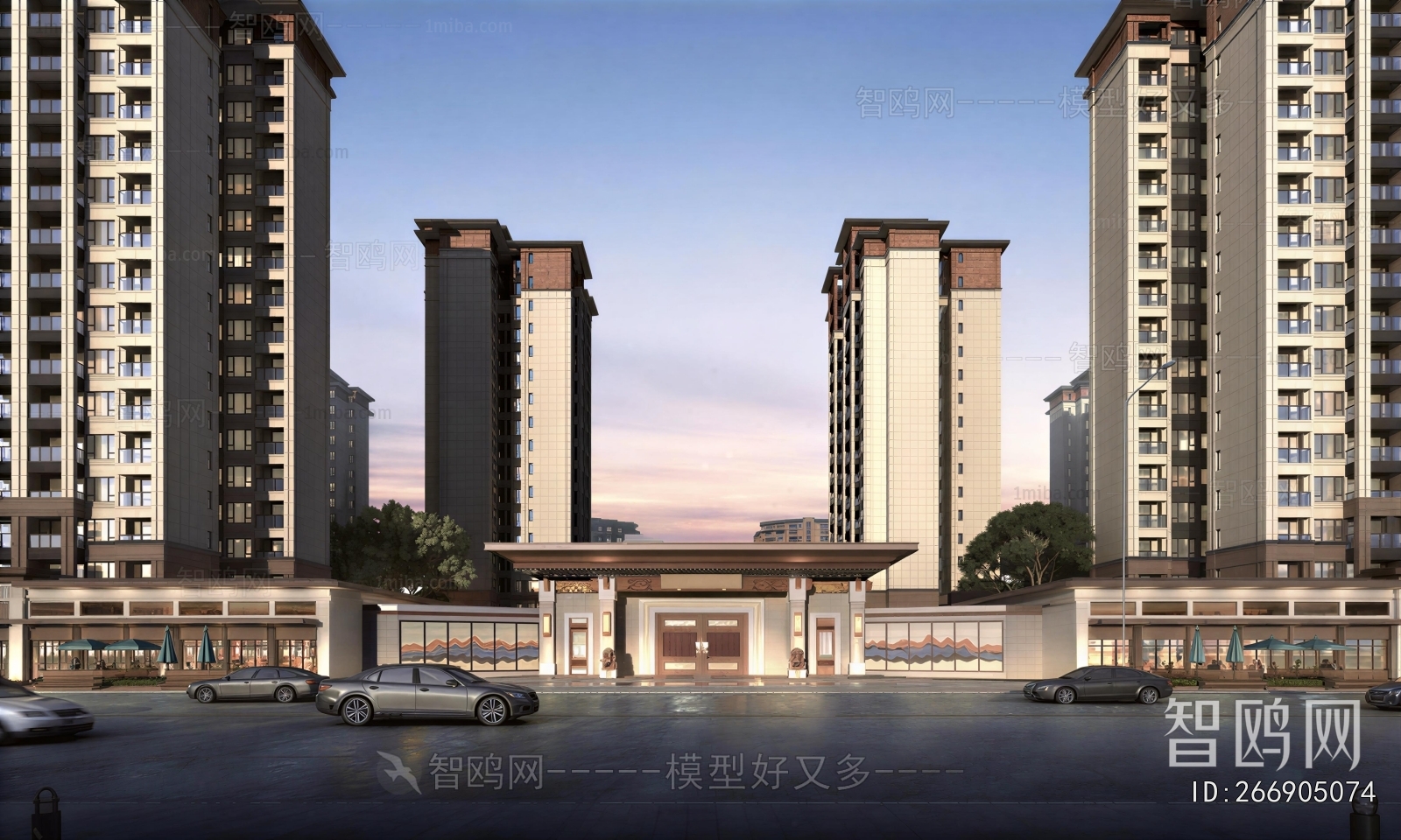New Chinese Style Residential Building