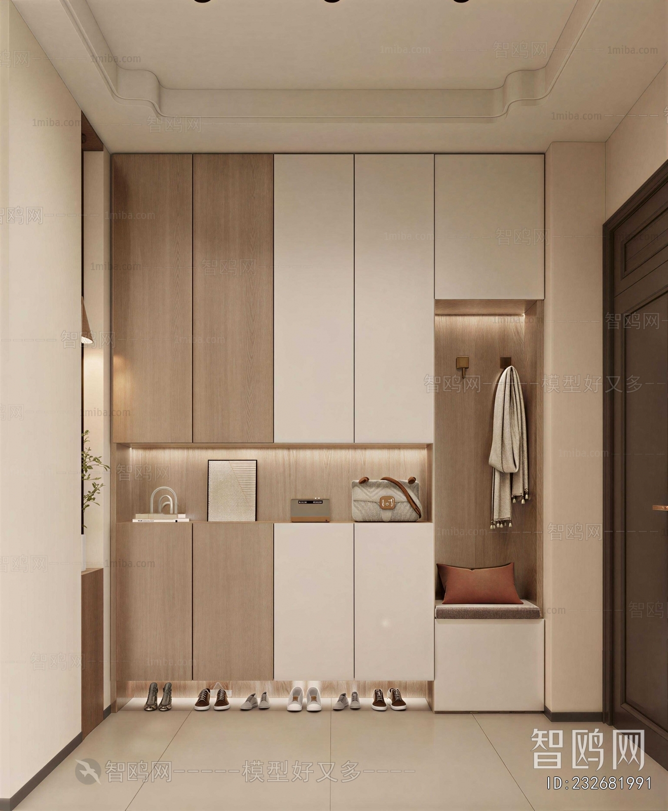 Modern Shoe Cabinet