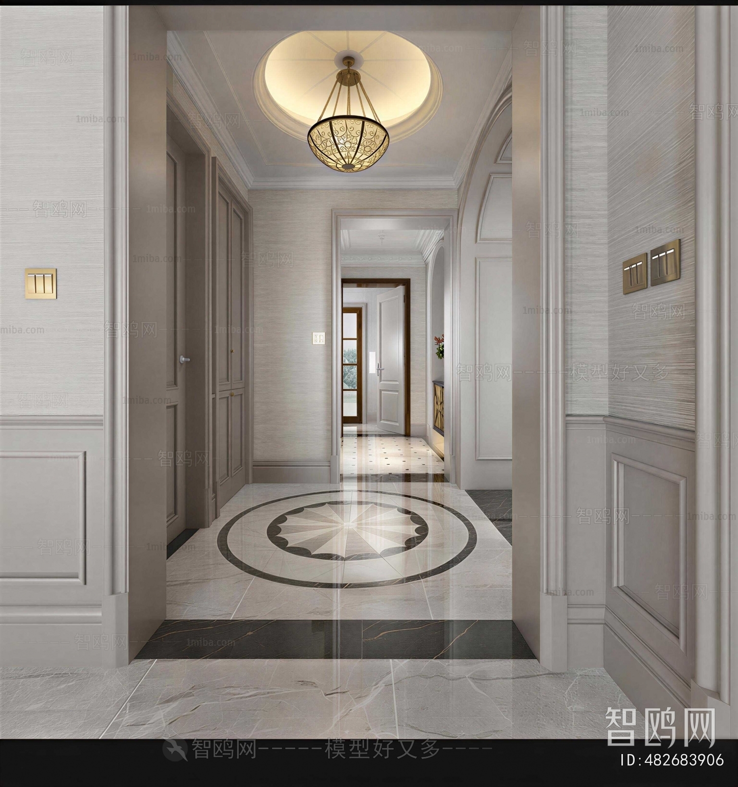 American Style Hallway