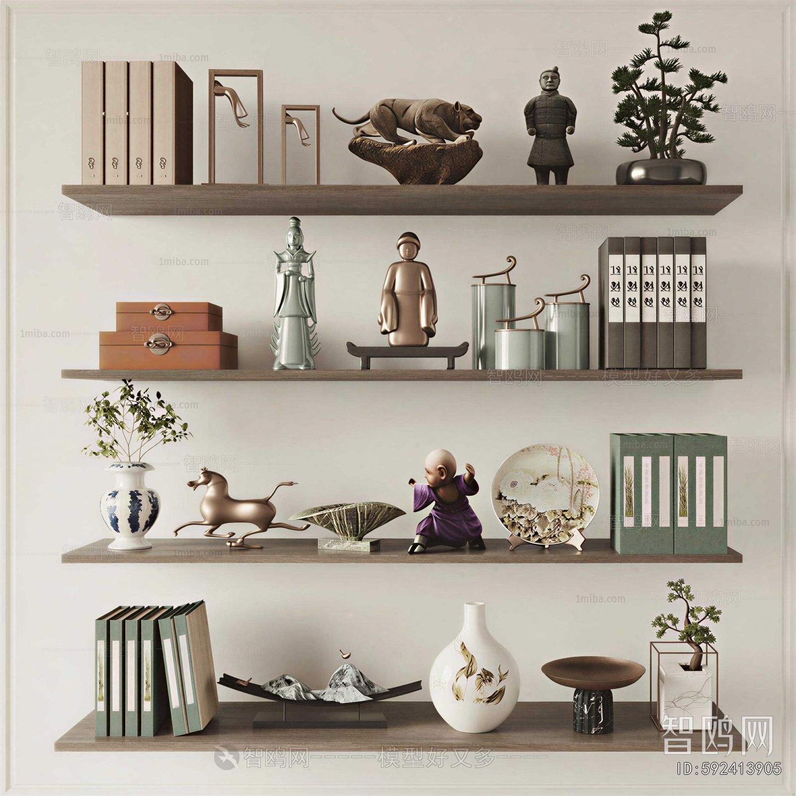 New Chinese Style Decorative Set