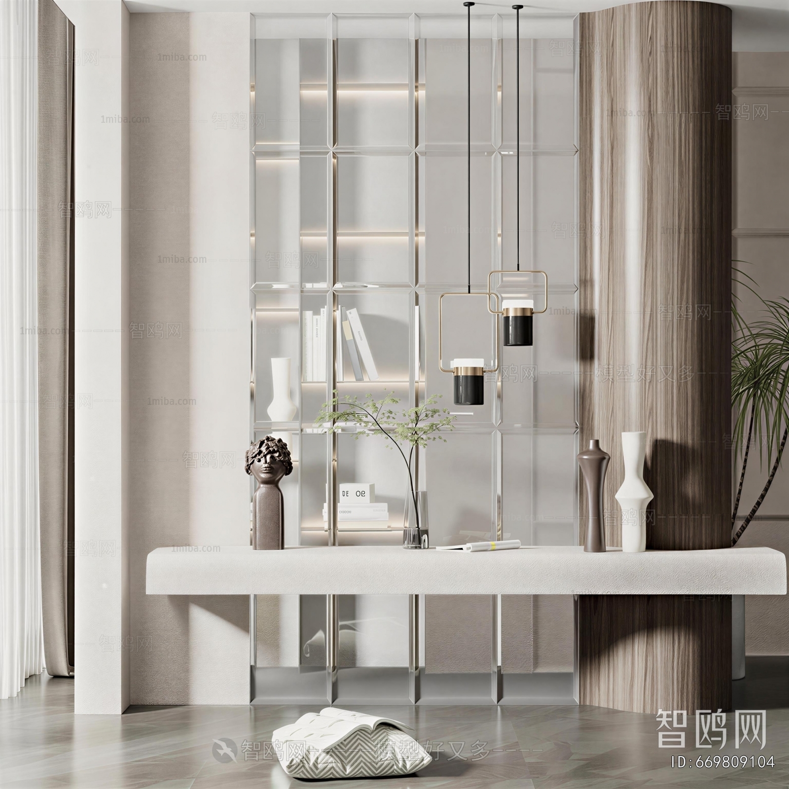 Modern Glass Screen Partition