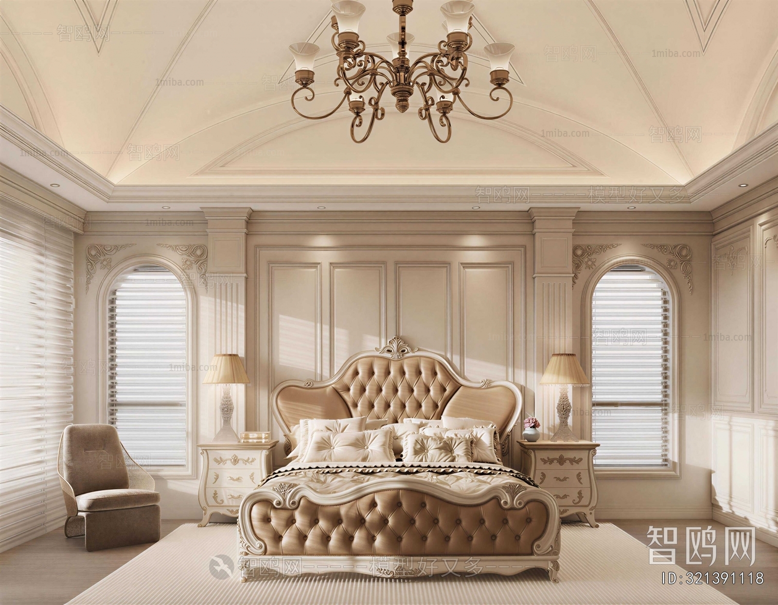European Style Bedroom