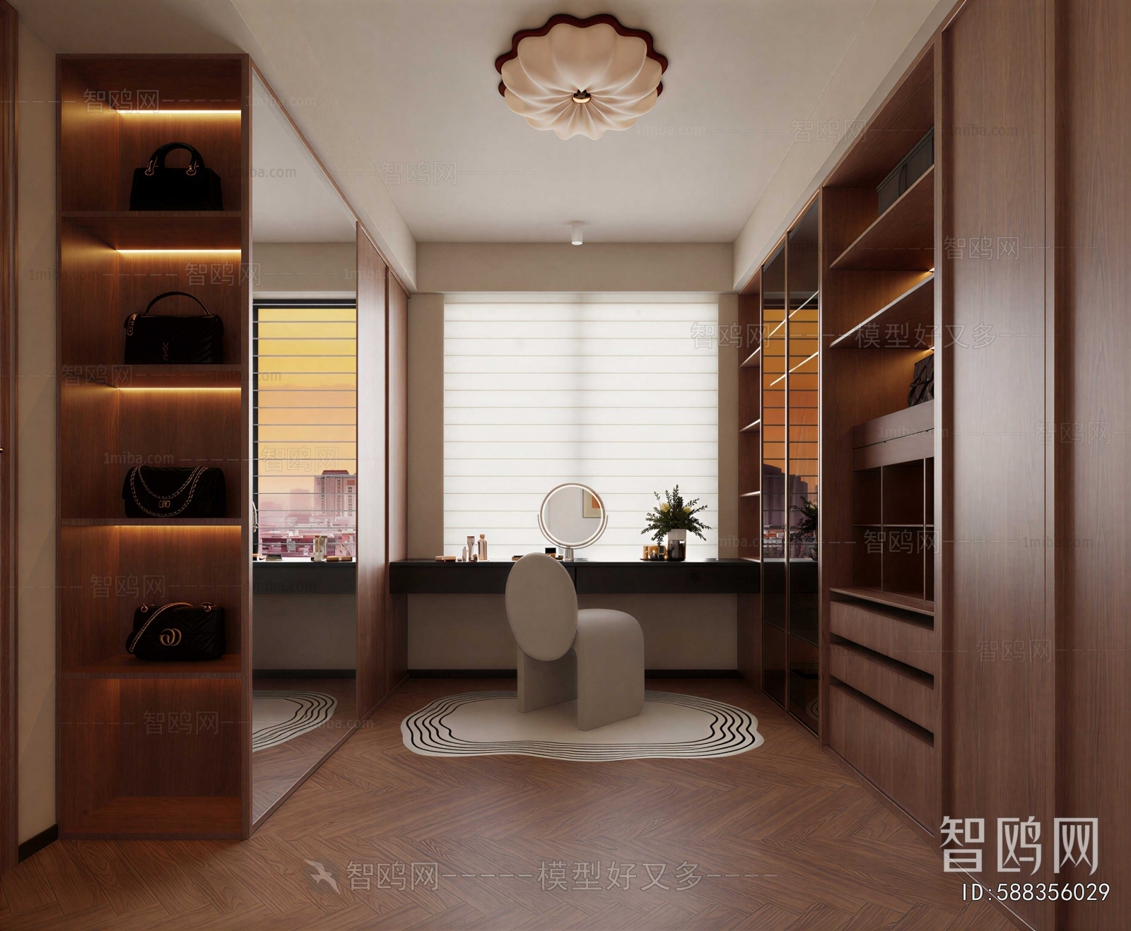 Modern Clothes Storage Area