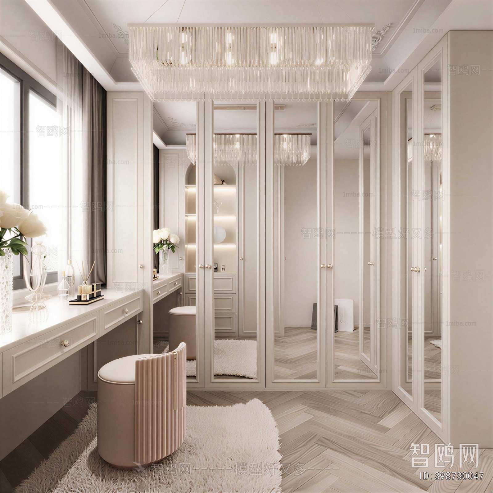 Modern Clothes Storage Area