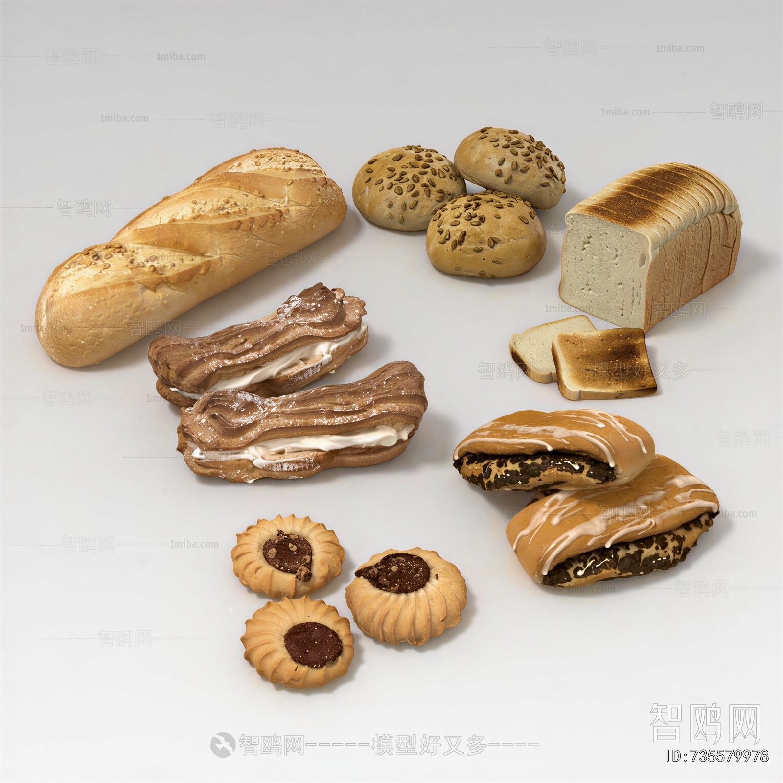 Modern Bread Cake