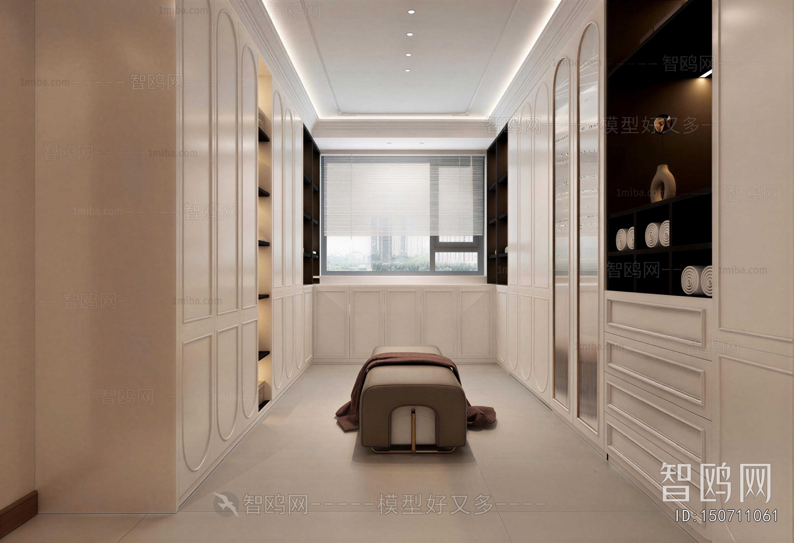 French Style Clothes Storage Area