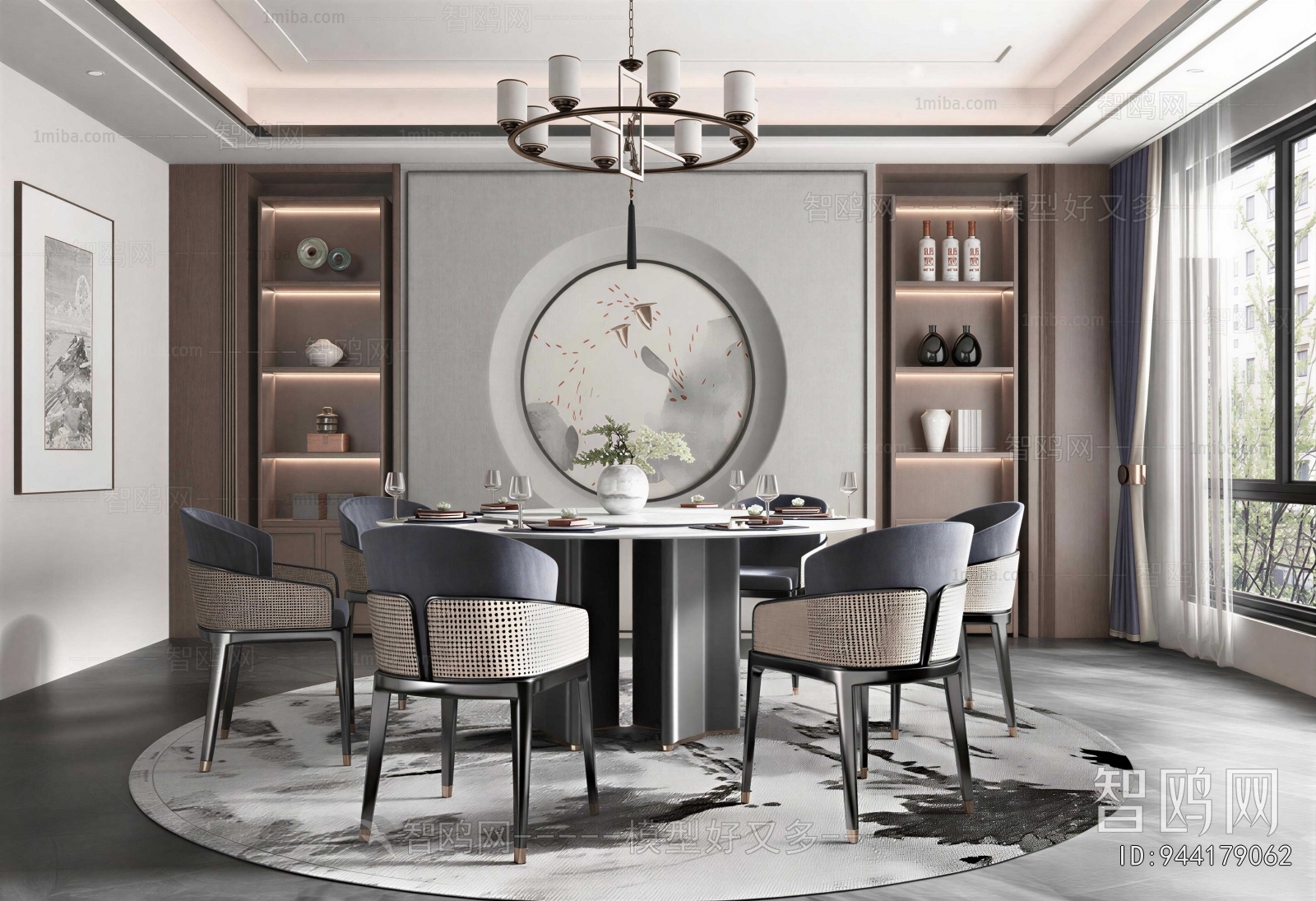 New Chinese Style Dining Room