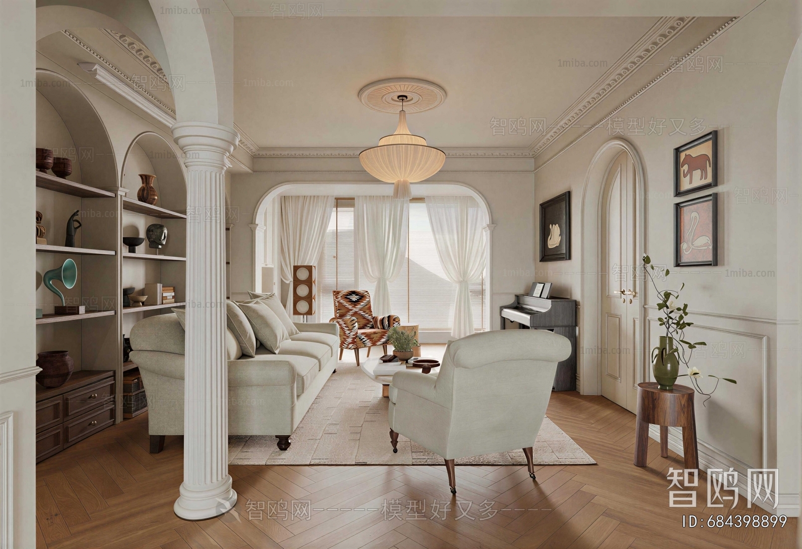 French Style A Living Room