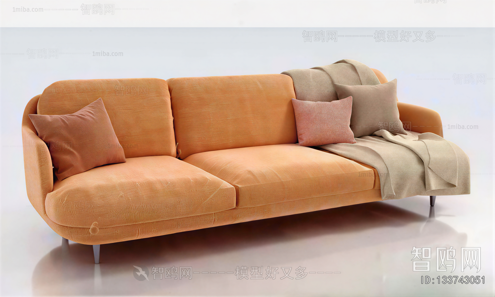 Modern Three-seat Sofa