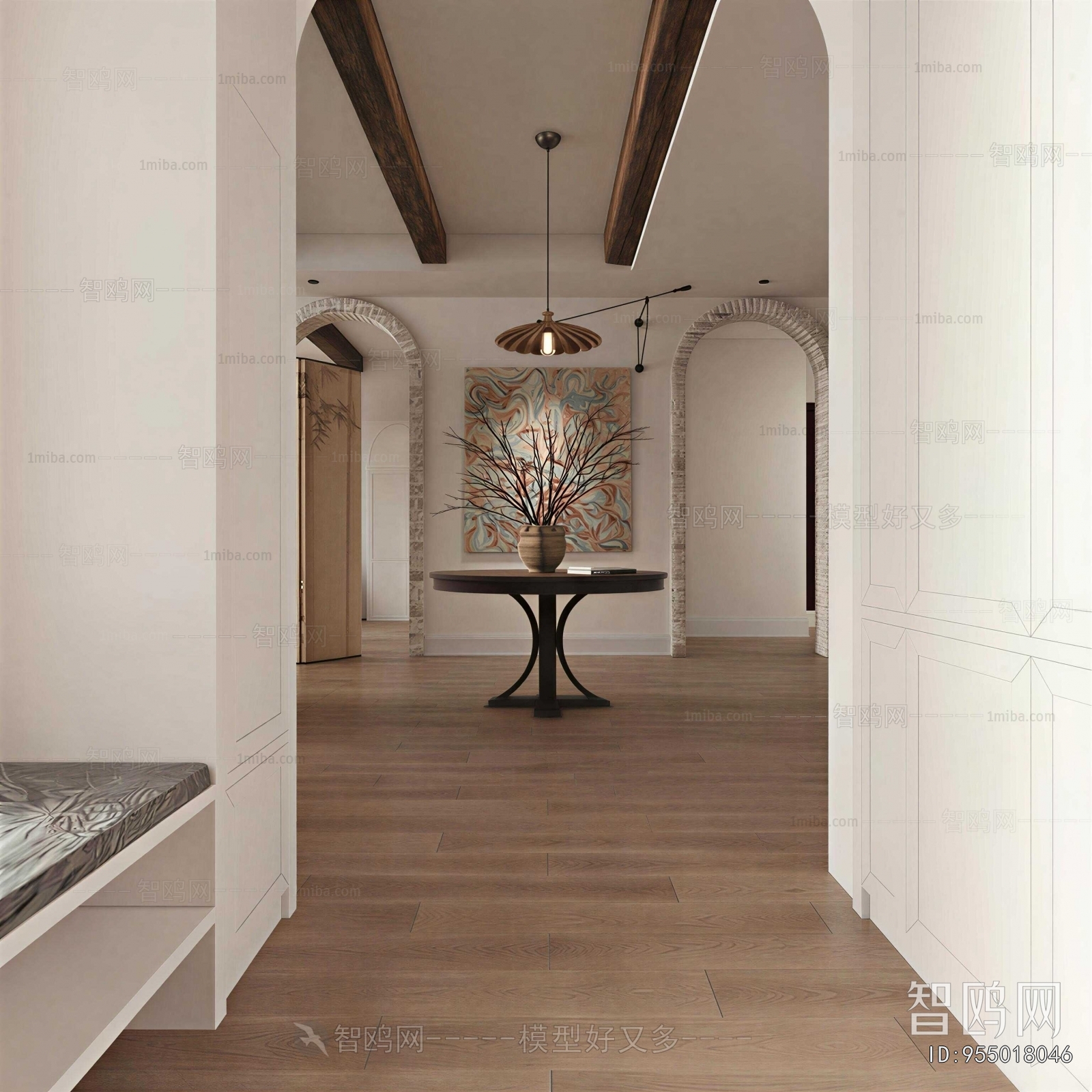 French Style Hallway