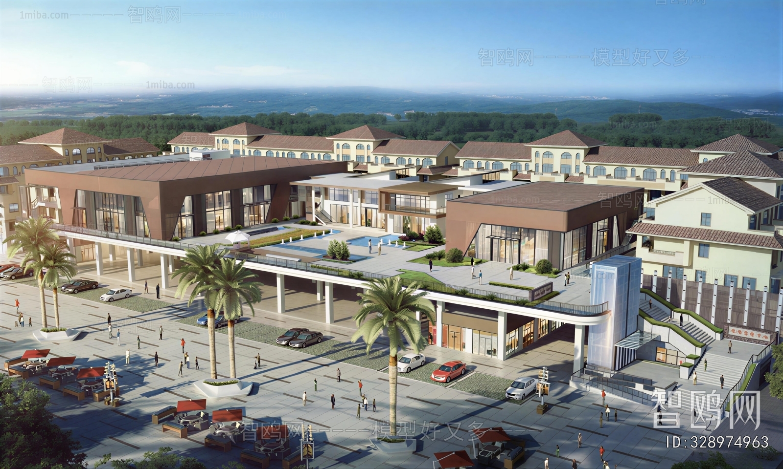 Modern Appearance Of Commercial Building