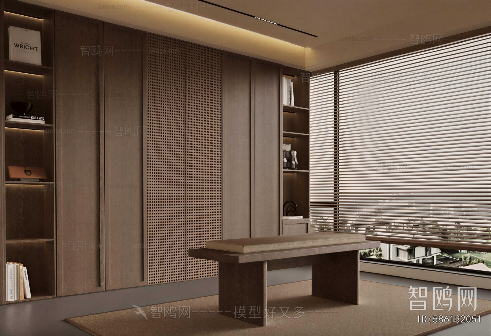 New Chinese Style Clothes Storage Area