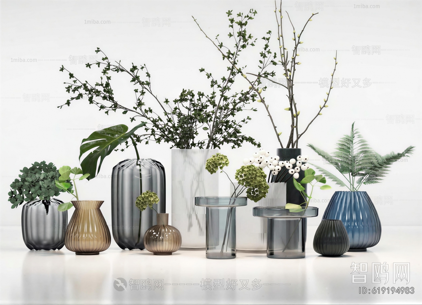 Modern Aquatic Green Plant